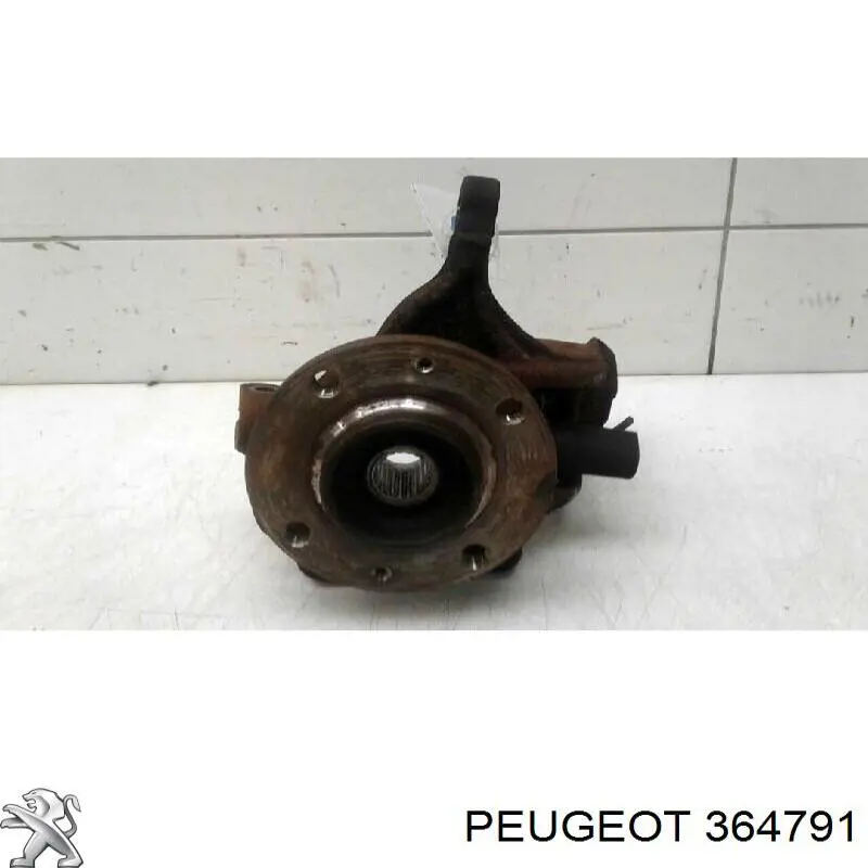364791 Peugeot/Citroen muñón del eje, suspensión de rueda, delantero derecho