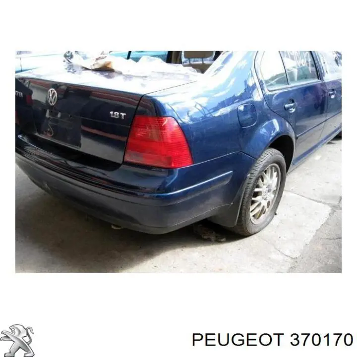 370170 Peugeot/Citroen cubo de rueda trasero