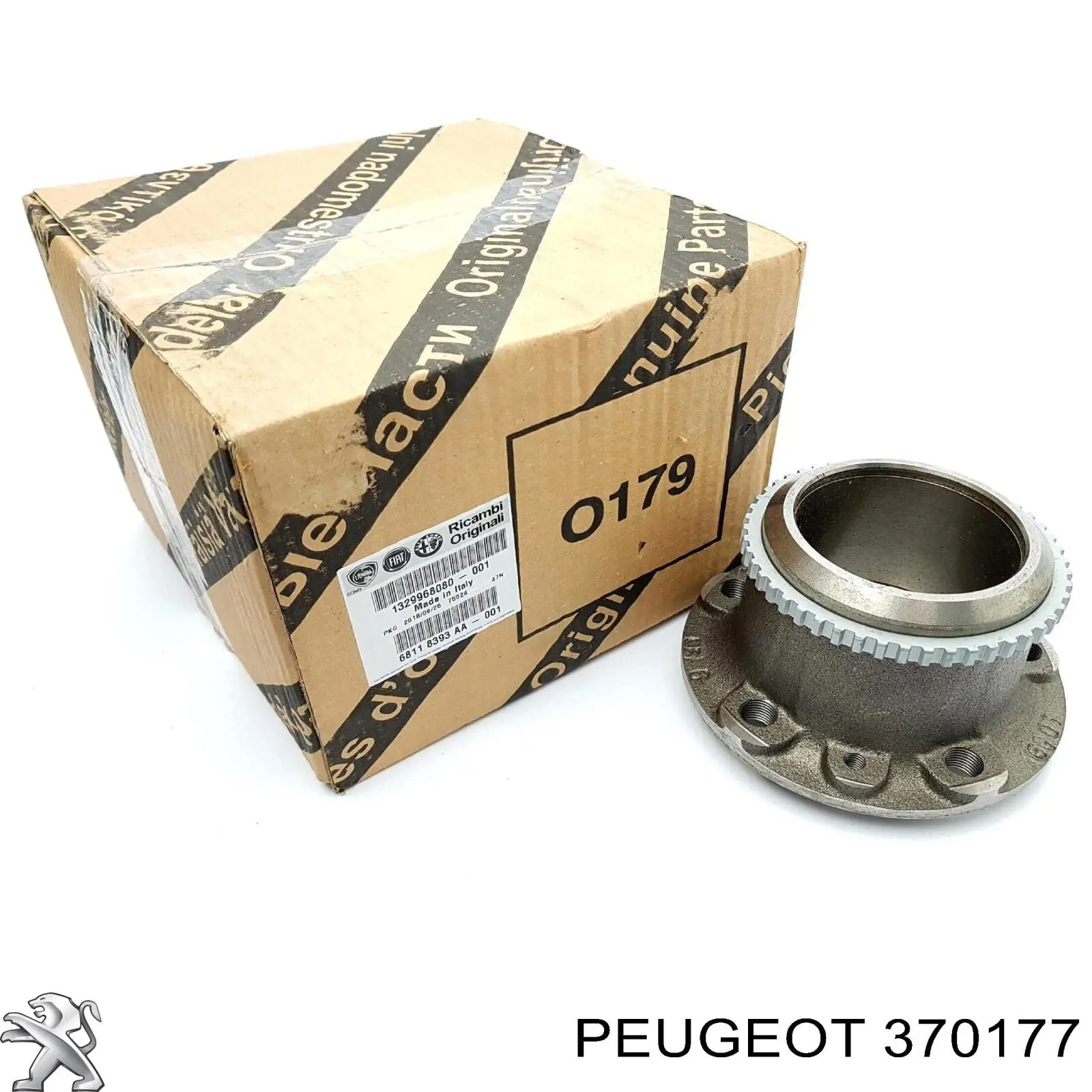 370177 Peugeot/Citroen cubo de rueda trasero