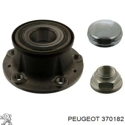 Comprar 370182 Peugeot/Citroen Cubo de rueda, Eje trasero