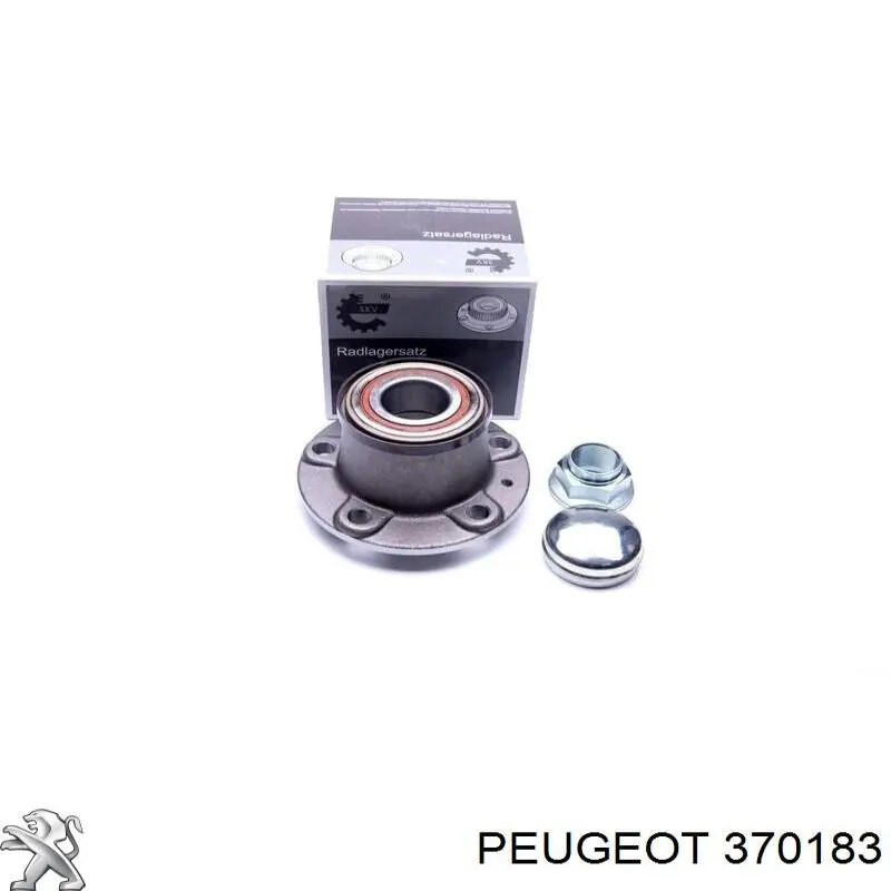 370183 Peugeot/Citroen cubo de rueda trasero