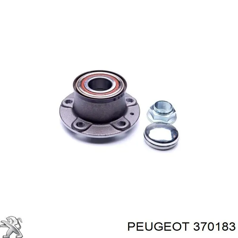 370183 Peugeot/Citroen Buje de rueda trasero