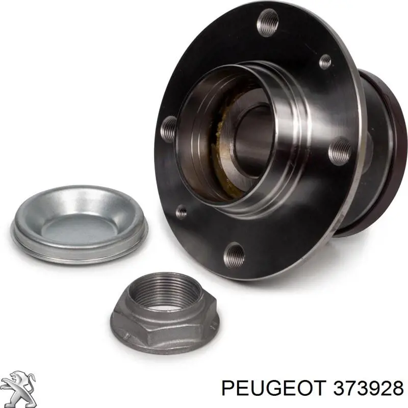 Tuerca del cubo de rueda trasera Peugeot/Citroen 373928