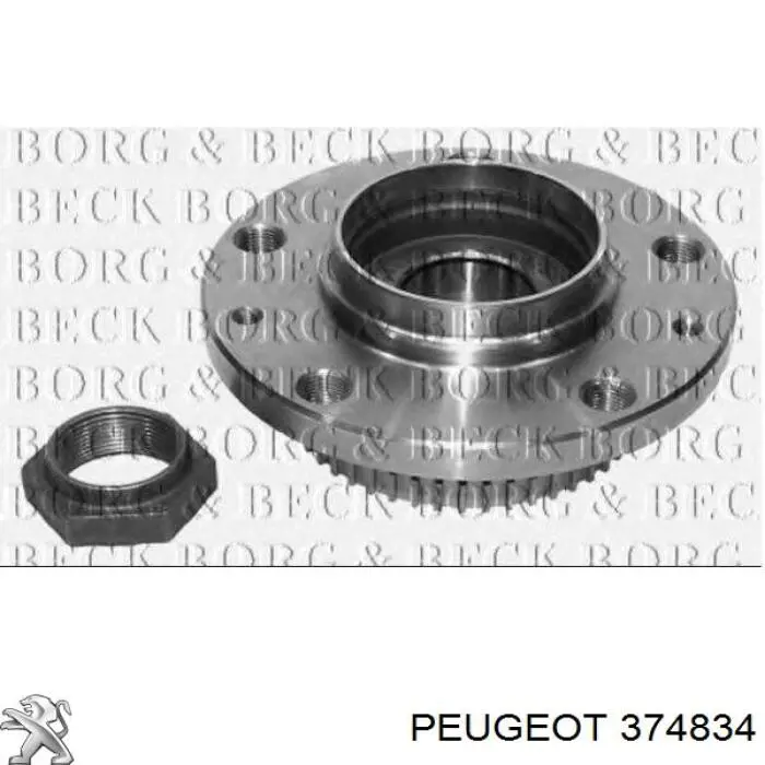 Buje de rueda Peugeot/Citroen 374834 precio, desde 346,25 EUR
