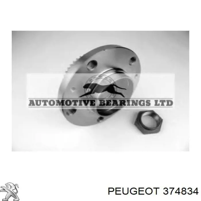 Comprar 374834 Peugeot/Citroen Cubo de rueda, Eje trasero