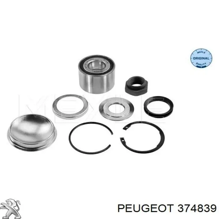 Cojinete de cubo delantero Peugeot/Citroen 374839 precio, desde 21,22 EUR