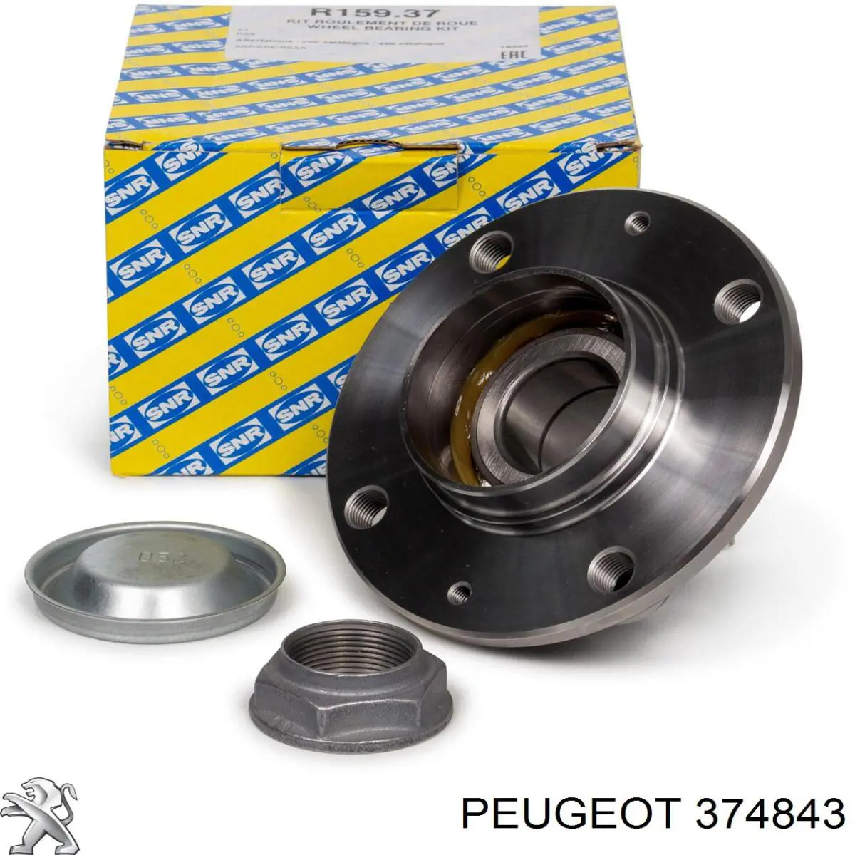 Comprar 374843 Peugeot/Citroen Cubo de rueda, Eje trasero