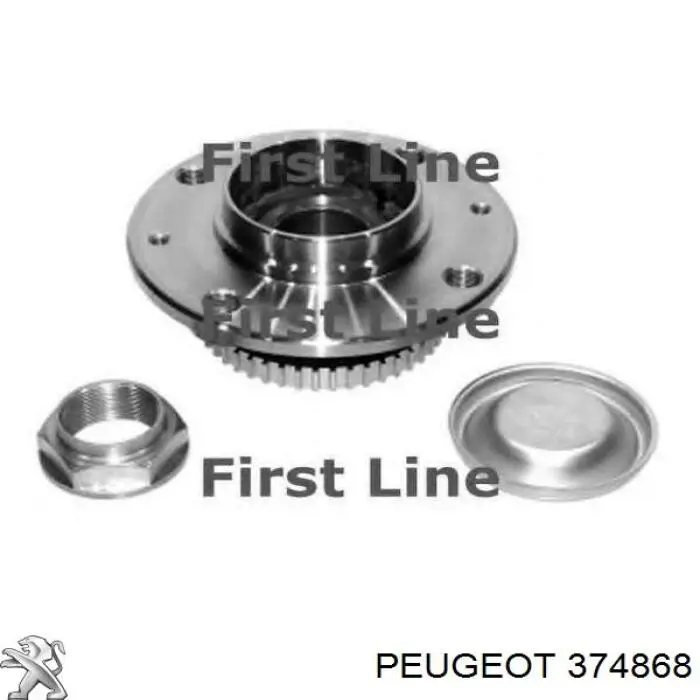 Buje de rueda Peugeot/Citroen 374868 precio, desde 68,23 EUR