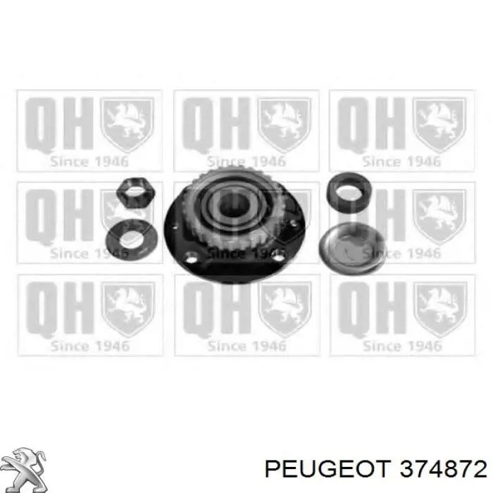 Comprar 374872 Peugeot/Citroen Cojinete de rueda trasero