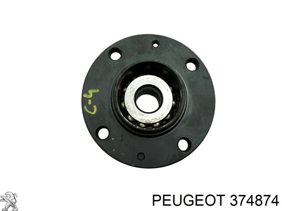 Comprar 374874 Peugeot/Citroen Cubo de rueda, Eje trasero