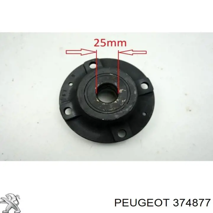 374877 Peugeot/Citroen cojinete de rueda trasero