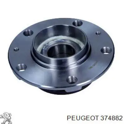 374882 Peugeot/Citroen cubo de rueda trasero