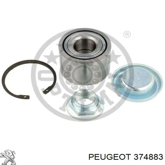 Cojinete de rueda 374883 Peugeot/Citroen