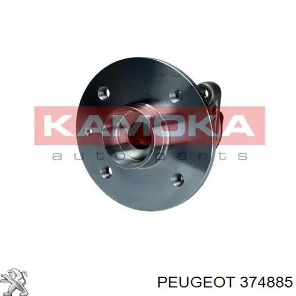 Comprar 374885 Peugeot/Citroen Cubo de rueda, Eje trasero