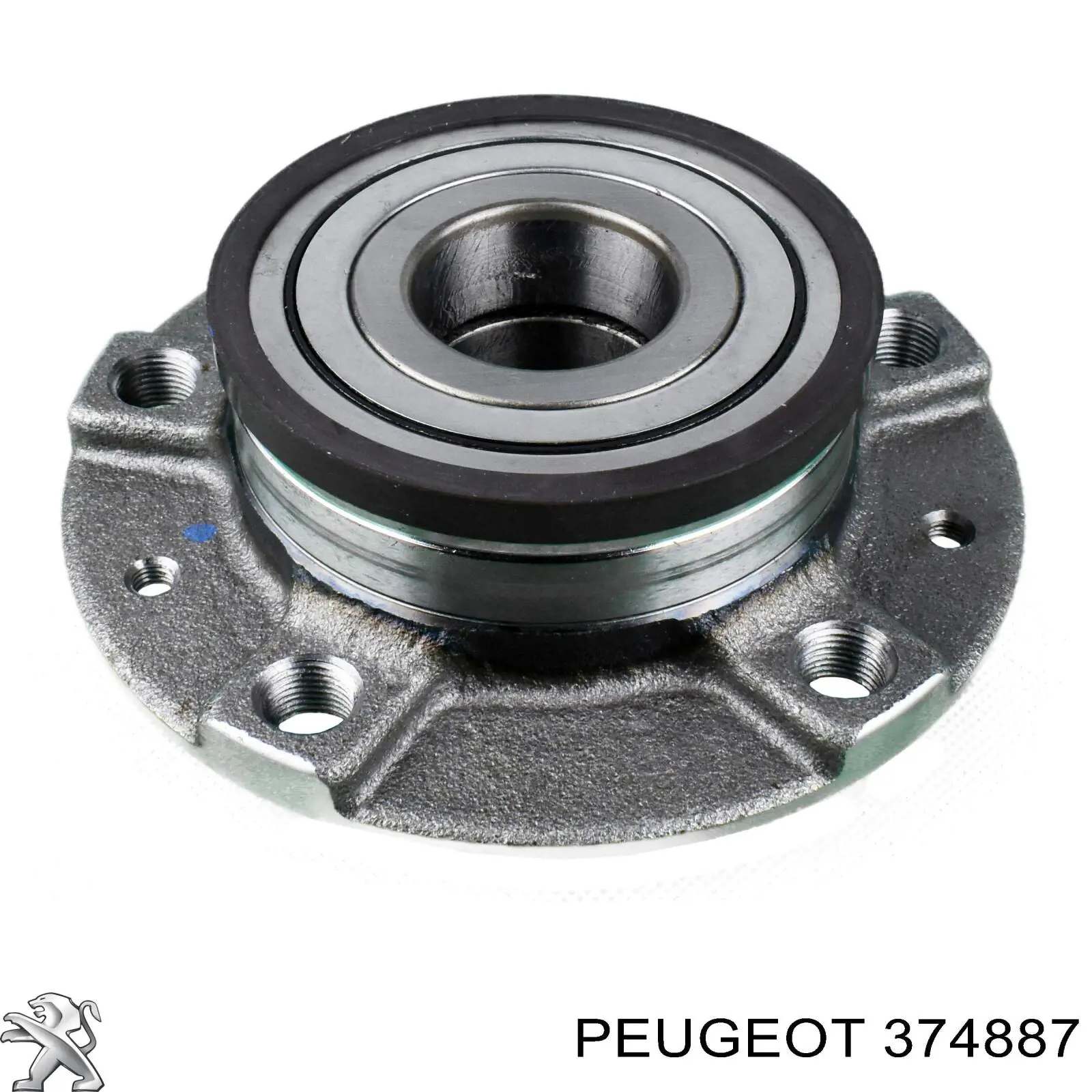 Cubo de rueda trasero 374887 Peugeot/Citroen
