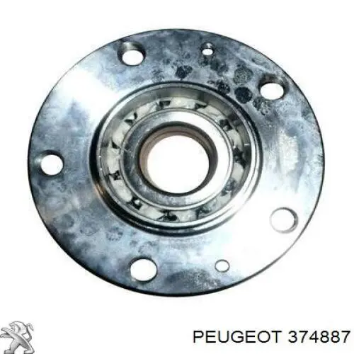 374887 Peugeot/Citroen Buje de rueda trasero