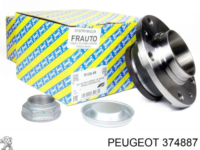 Comprar 374887 Peugeot/Citroen Cubo de rueda, Eje trasero