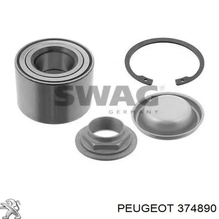Comprar 374890 Peugeot/Citroen Cojinete de rueda trasero