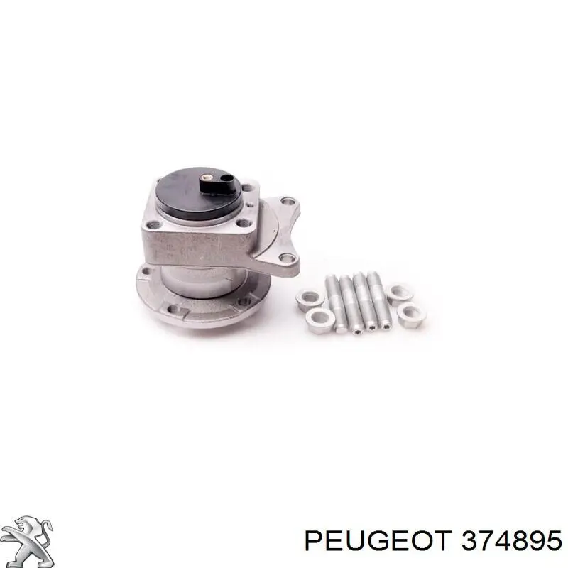 374895 Peugeot/Citroen cubo de rueda trasero