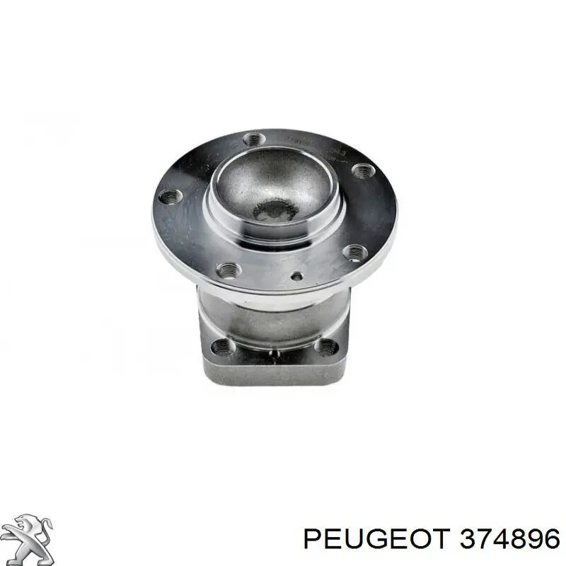 Cubo de rueda trasero 374896 Peugeot/Citroen