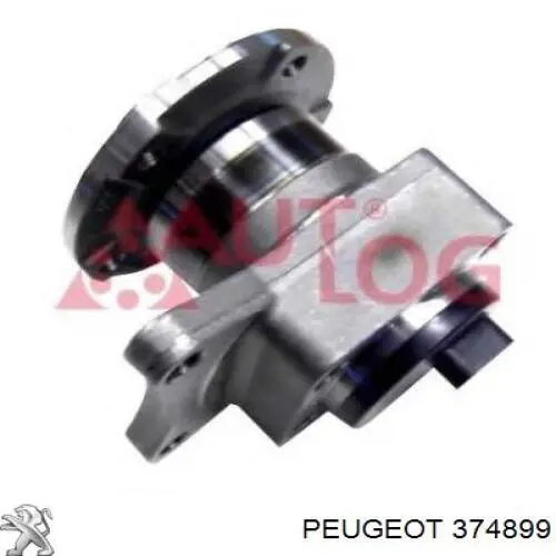 374899 Peugeot/Citroen cubo de rueda trasero
