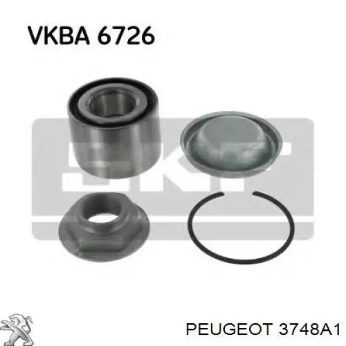 3748A1 Peugeot/Citroen cojinete de rueda trasero