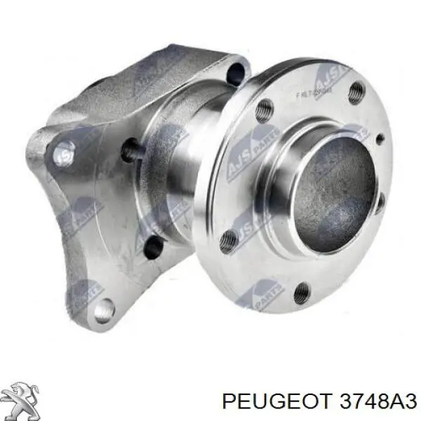 3748A3 Peugeot/Citroen cubo de rueda trasero