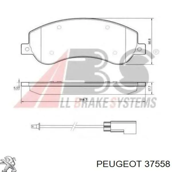 37558 Peugeot/Citroen turbocompresor