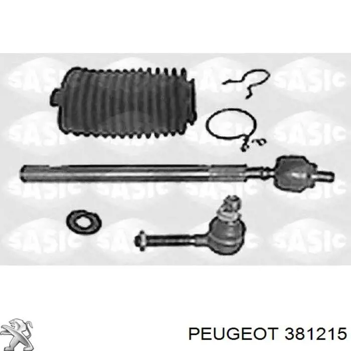 381215 Peugeot/Citroen barra de acoplamiento completa