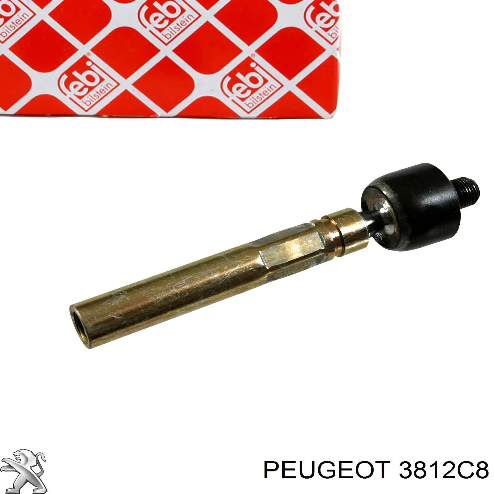 3812C8 Peugeot/Citroen barra de acoplamiento
