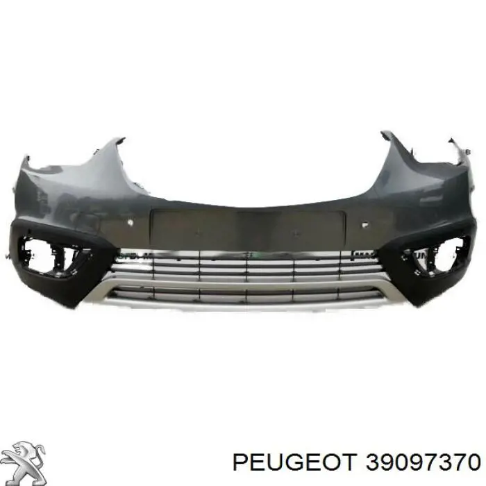 Parachoques delantero, parte superior para Opel CROSSLAND (P17)