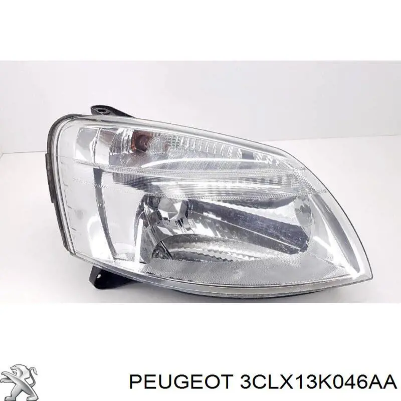 3CLX13K046AA Peugeot/Citroen faro derecho