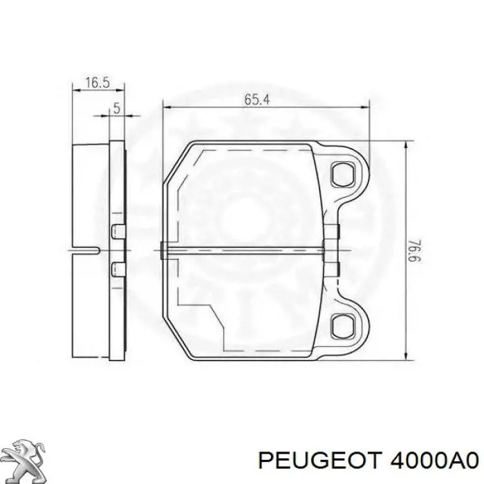 Comprar 4000A0 Peugeot/Citroen Cremallera