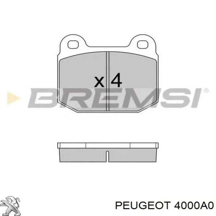 Cremallera de dirección 4000A0 Peugeot/Citroen