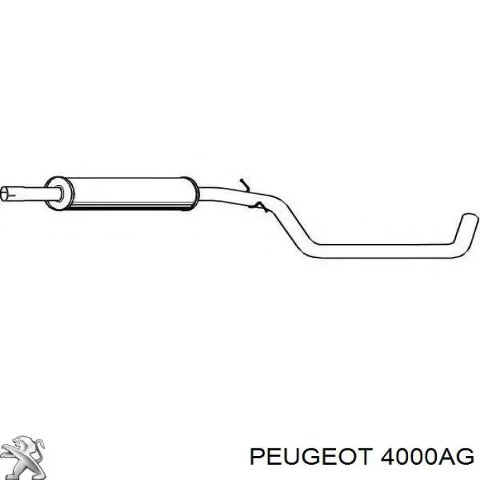 4000AG Peugeot/Citroen cremallera de dirección