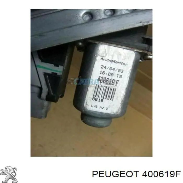 Mecanismo de elevalunas delantero izquierdo 5723PSG1 Polcar