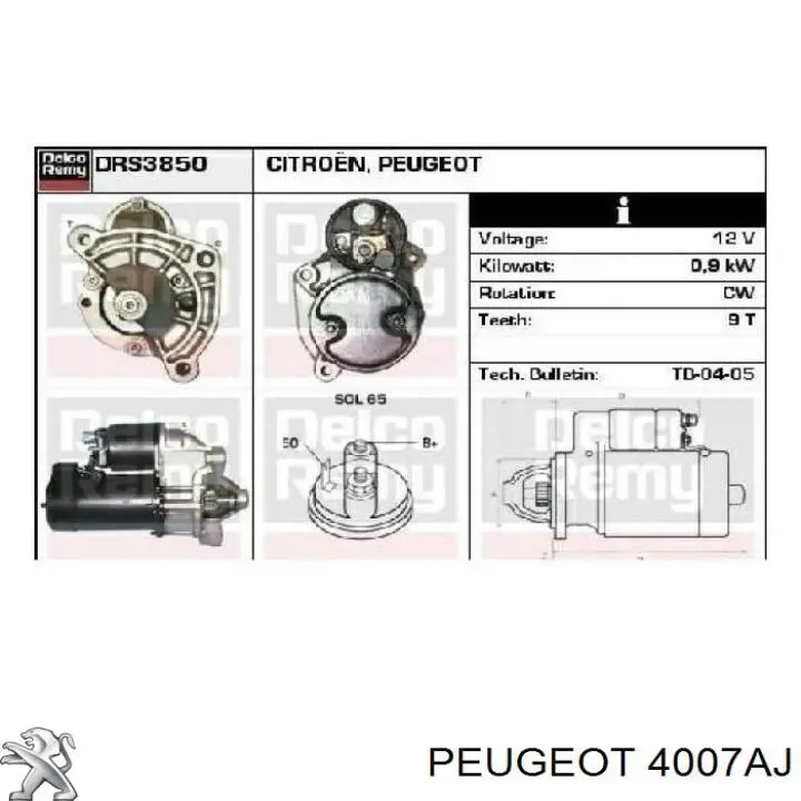 Bomba de dirección asistida  Peugeot/Citroen 4007AJ precio, desde 97,12 EUR