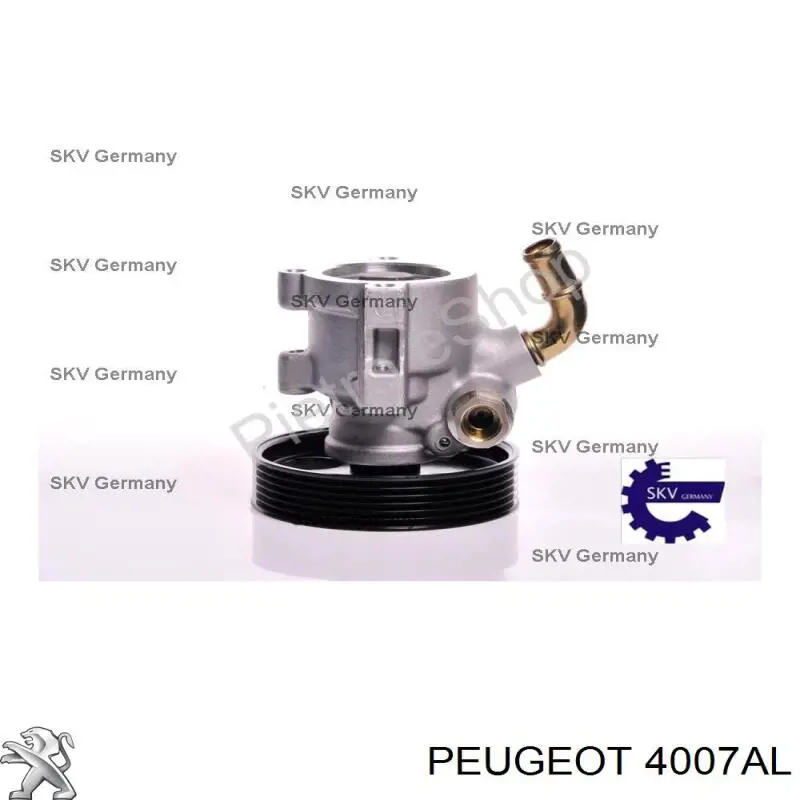 4007AL Peugeot/Citroen bomba de dirección