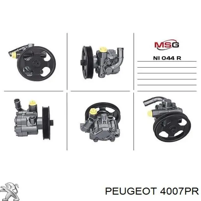 Comprar 00004007ZH Peugeot/Citroen Bomba servodireccion