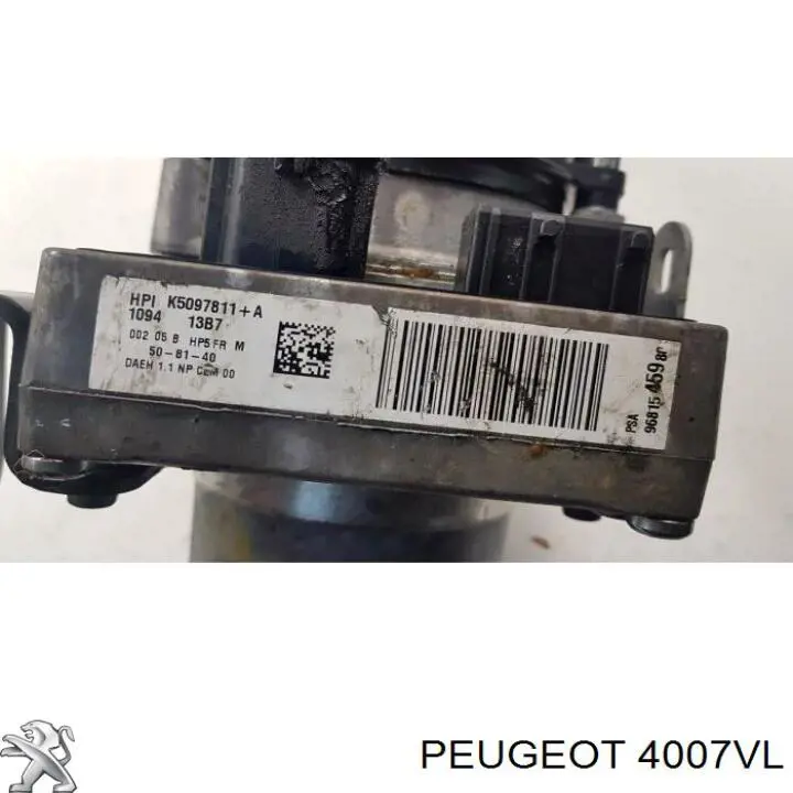 Bomba de dirección hidráulica Peugeot/Citroen 4007GA