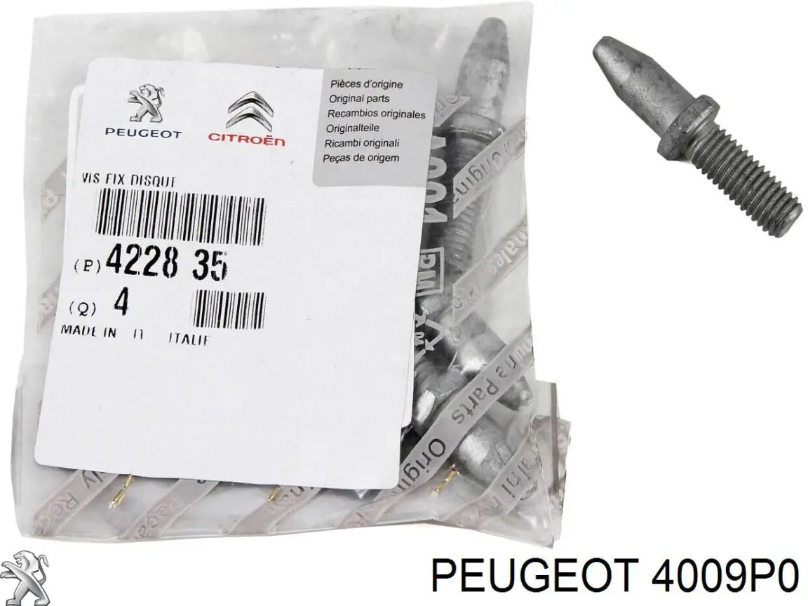 Polea de la bomba de dirección asistida 00004009P0 Peugeot/Citroen