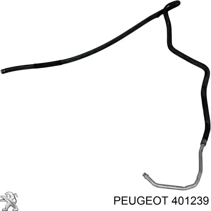Manguera de baja presión de la dirección asistida, de la cremallera al radiador Peugeot/Citroen 401239 precio, desde 53,11 EUR