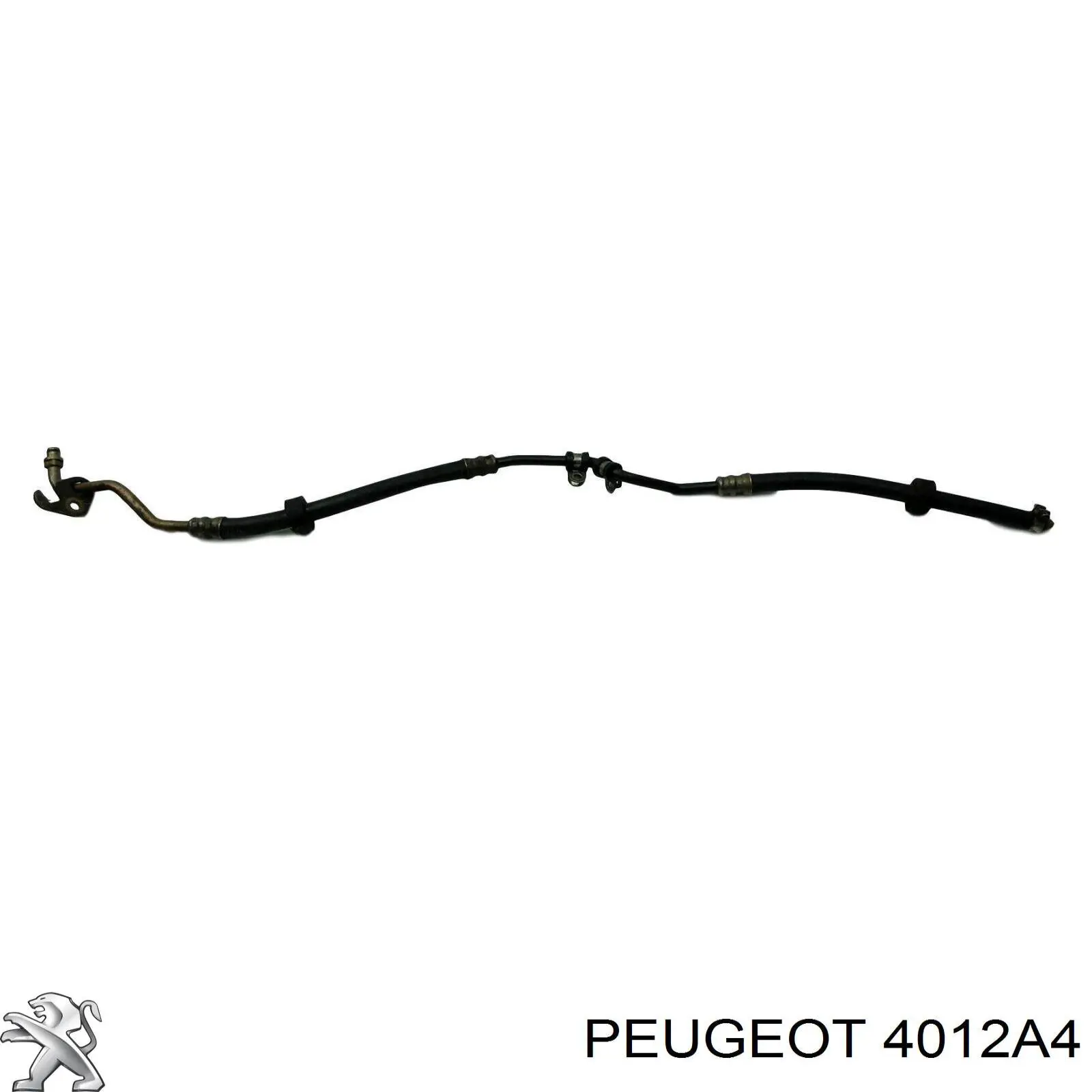 Manguera de baja presión de dirección asistida, del depósito a la bomba 4012A4 Peugeot/Citroen