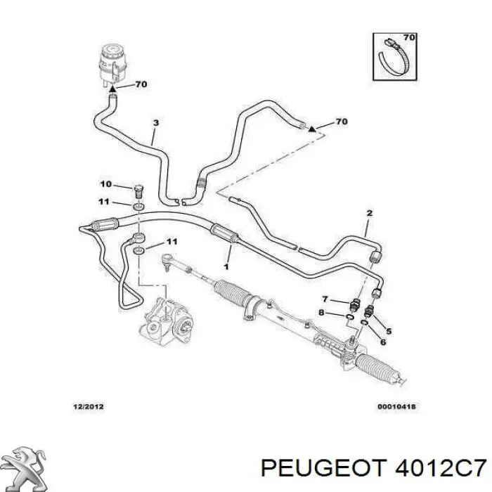 4012C7 Peugeot/Citroen