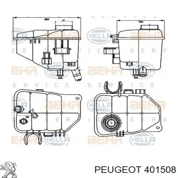 401508 Peugeot/Citroen sensor para bomba de dirección hidráulica