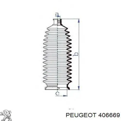 Guardapolvo de dirección Peugeot/Citroen 406669 precio, desde 8,49 EUR