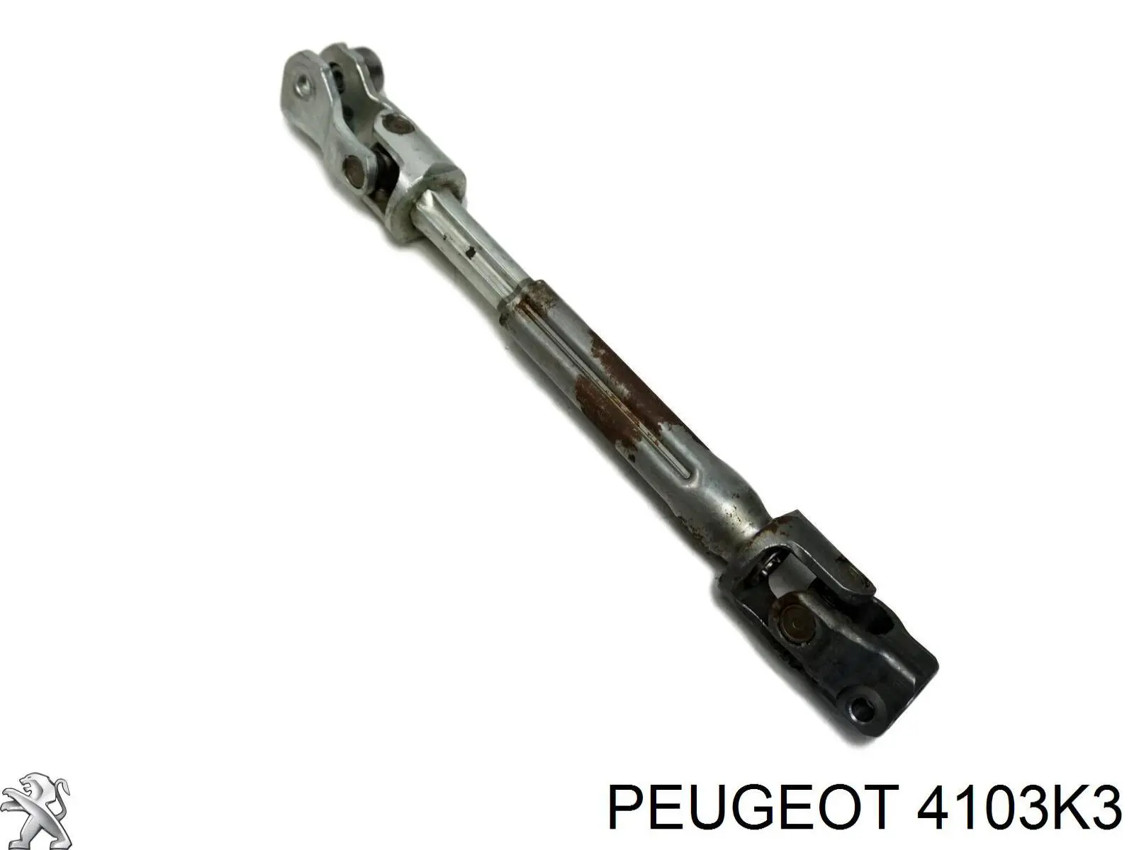 4103K3 Peugeot/Citroen Eje inferior de la columna de dirección