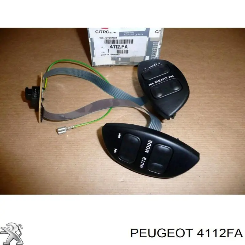 Módulo de interruptores del volante Peugeot/Citroen 4112FA precio, desde  