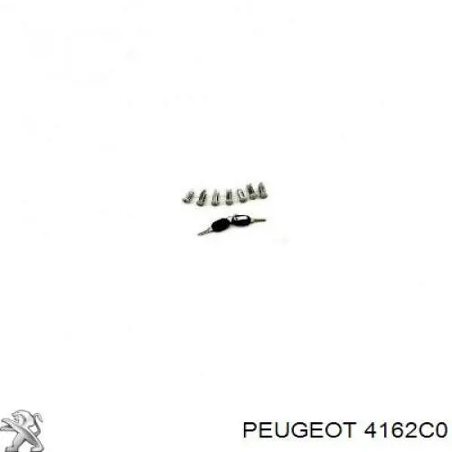 4162C0 Peugeot/Citroen cilindros de cerradura, juego