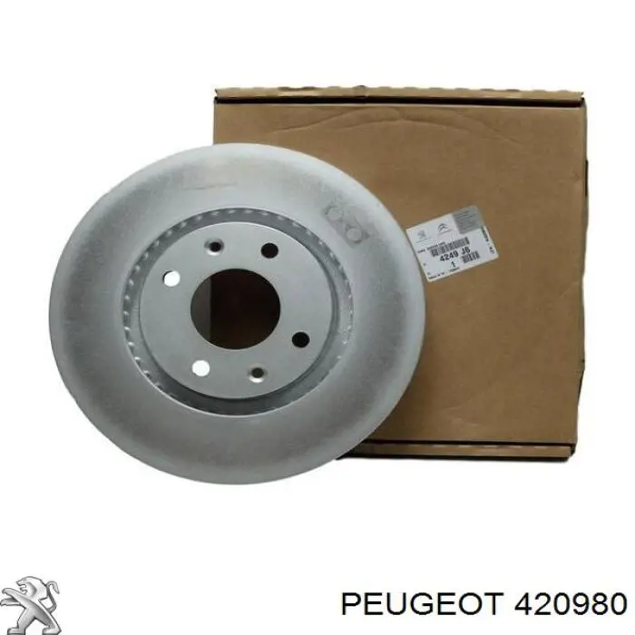 Chapa protectora contra salpicaduras, disco de freno trasero Peugeot/Citroen 420980